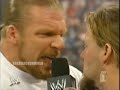 Y2J Chris Jericho RAW Segement 8.5.2002 with Triple H and Rob Van Dam
