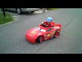 Custom Ride Ons - Lightning McQueen - 12V to 18V Upgrade - by Chris Hozian - Modified Power Wheels