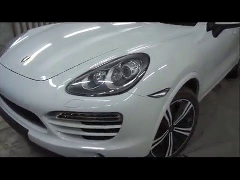 Ремонт и покраска бампера Porsche Cayenne