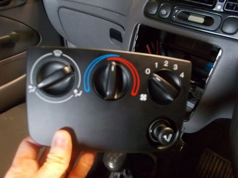 Ford Fiesta Heater Control Unit Removal