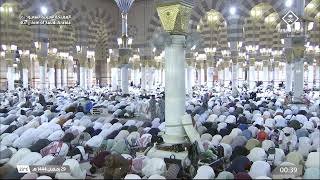 صلاة التهجد من ⁧المسجد النبوي الشريف⁩ بالمدينة المنورة ليلة 29 ⁧رمضان 1444هـ
