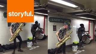 New York Buskers Rule Union Square (Storyful, Inspiring)