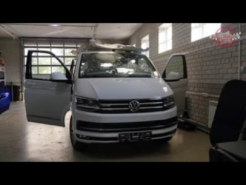 VW Multivan Sound insulation of the ceiling and hood