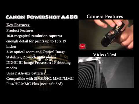 Canon PowerShot A480 Review - Don't Buy PowerShot A480 Until You Read This Duration: 3:12. Total Views: 538