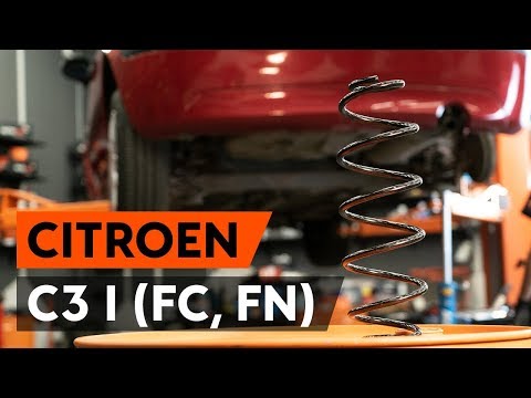 Как заменить пружины задней подвески CITROEN C3 1 (FC, FN) (ВИДЕОУРОК AUTODOC)