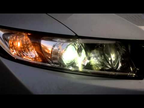 Автомобильные светодиодные лампы в Honda Civic 9. Led Headlight G5.