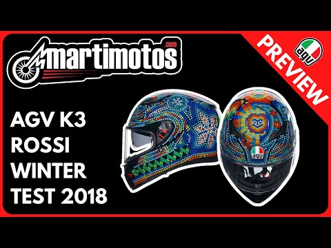Video of AGV K3 ROSSI WINTER TEST 2018