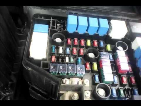 Checking the fuses on the car without removing them.