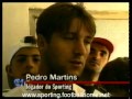 Reportagem, o antes do jogo Porto - Sporting, da 2 mao Supertaça  em 1995/1996