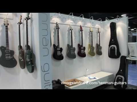 Henman Guitars / Interview / NAMM Show 2011 / Vintage&RareTV / Custom Guitars