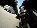 ZX10r sportbike fast downshifting w throttle blip / rev-match Part1