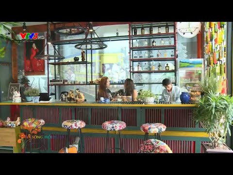Quán cà phê tái chế nhựa bảo vệ môi trường