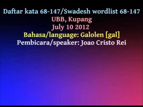Galolen - Swadesh list pt.2