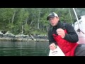 Saltwater Salmon Fly Fishing - Fighting Big Coho