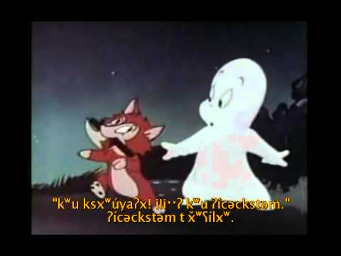 Okanagan language video, Casper the friendly ghost, Okanagan subtitles