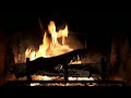 Beautiful Wood-burning Fireplace Yule Log Video