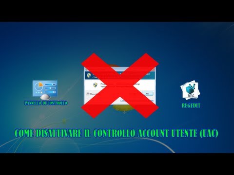 Disattivare Controllo Account Windows Vista