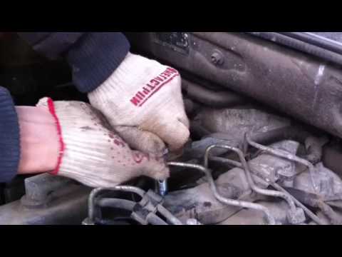 Location in SsangYong Actyon Sports of the spark plugs