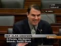 Alan Grayson Destroys Ben Bernanke - Why Grayson's Return to Congress is a Good Thing