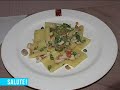 Paccheri con asparagi e coniglio Paccheri con asparagi e coniglio