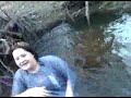 katey takes a swim