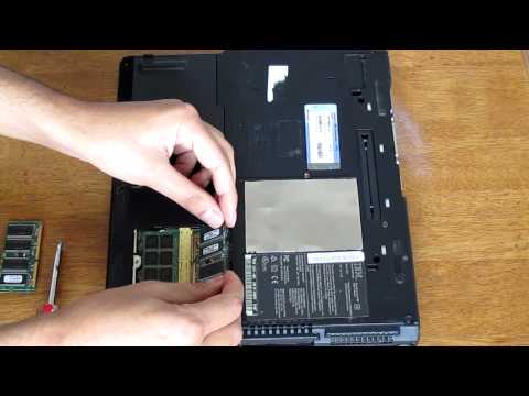 RAM Memory Upgrade Of IBM ThinkPad Laptop Computer, How To Install Or Upgrade IBM ThinkPad T23 RAM