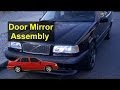 Hur man monterar bort sidospeglar samt sidospegel 