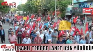 Terör Olaylarını Protesto Etmek İçin Yürüdüler!