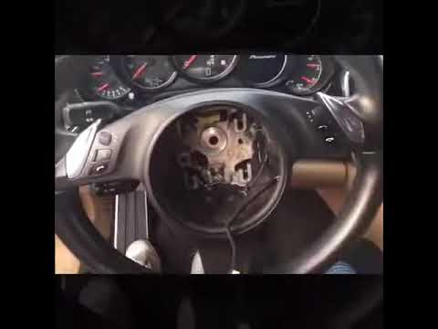 Como desmontar el volante de una Porsche panamera - Dr.Volant