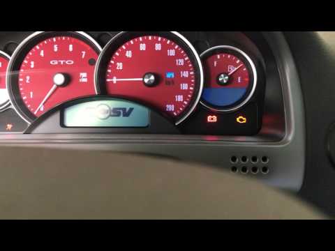 2004 GTO Oil Life Issue