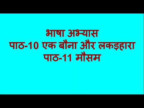 Class 4-) Bhasha Abhyas-) Chapter 10 and 11