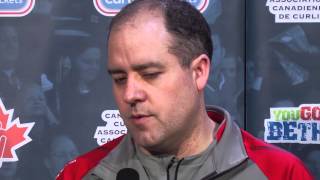 Draw 15 Media Scrum - 2013 Tim Hortons Brier