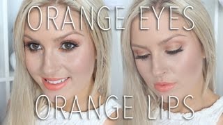 Chit Chat Tutorial ♡ Orange & Gold Eyes | Orange Lips ♡