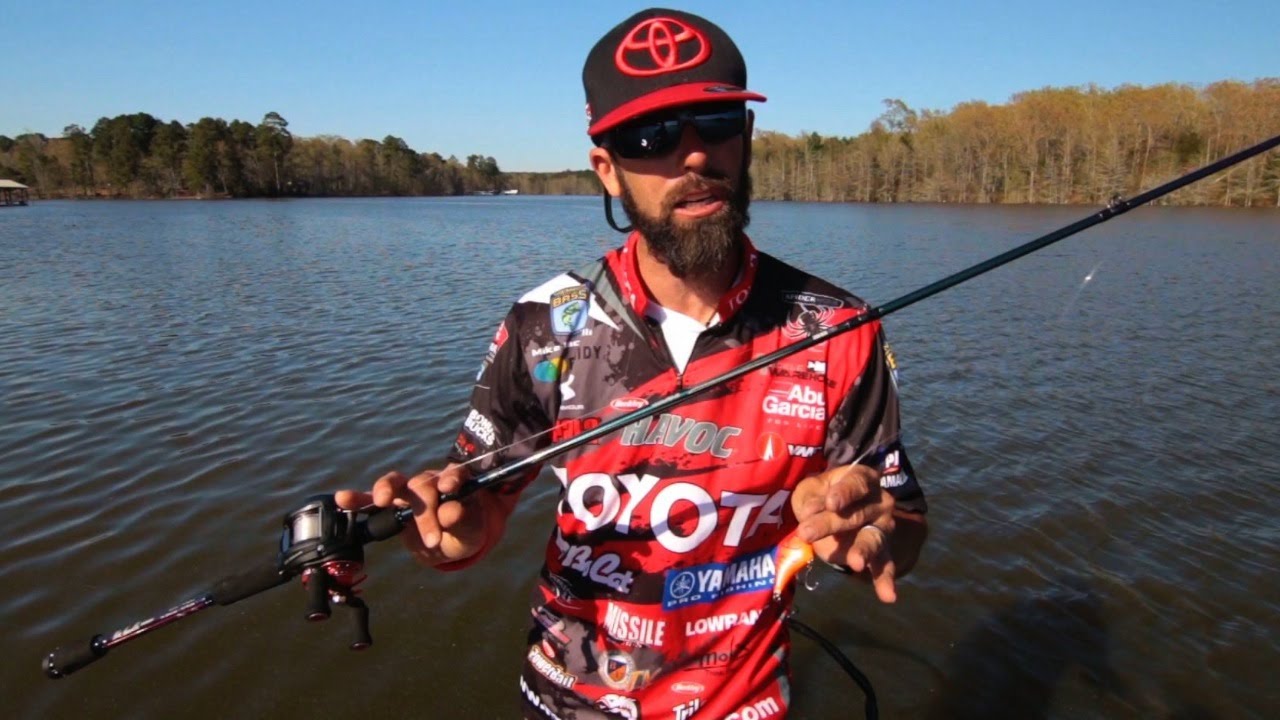 Mike Iaconelli Fishing Crankbait in Grass Bass Fishing Video