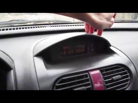 Opel Corsa C outside temperature sensor replacement