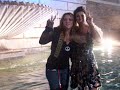 Noemi e Syria bagno nella fontana di Piazza del Popolo al COCA-COLA LIVE ...