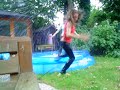 Me&amp;Sara Jumping In The Pool