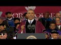 Obama Exhorts Good Deeds by Morehouse Graduates