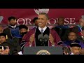 Obama Exhorts Good Deeds by Morehouse Graduates