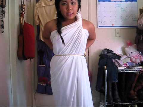 Greek Halloween Costumes on Costume Halloween Kid  Make A 2 Minute Greek Goddess Costume Purchase