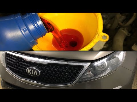Замена масла в АКПП Kia Sportage 3 Hyundai ix35, как поменять масло в автомате и выставить уровень