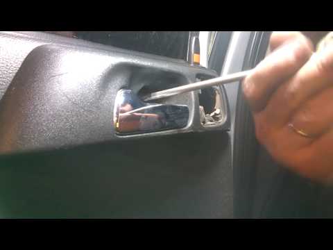 Opel Astra G Как снять карту задней двери
