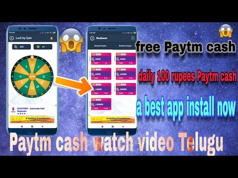 earn paytm cash by watching videos app
