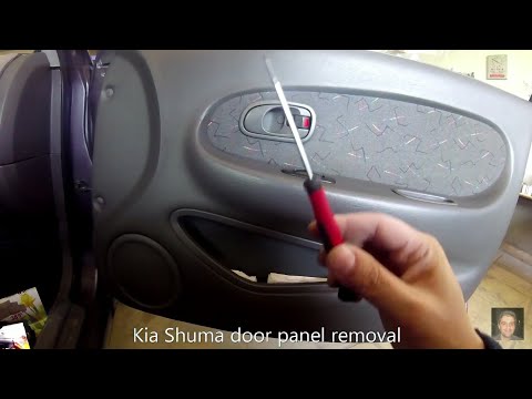 Kia Shuma door panel removal