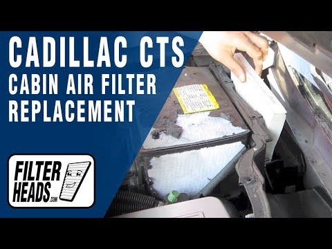 How to Replace Cabin Air Filter Cadillac CTS