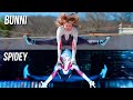 THE SPIDERMAN IN REAL LIFE POSE CHALLENGE (Ghost Spider IRL)[1]