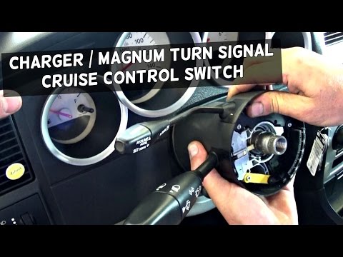 DODGE CHARGER TURN SIGNAL SWITCH REPLACEMENT REMOVAL DODGE MAGNUM