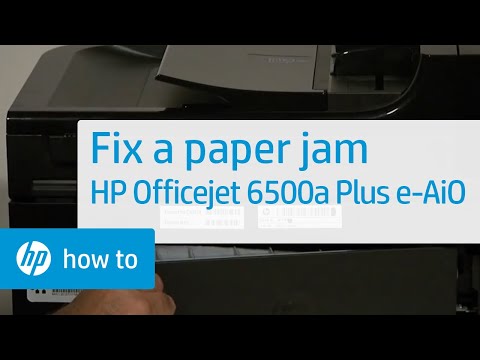 Fixing a Paper Jam - HP Officejet 6500a Plus e-All-in-One Printer (E710n) Duration: 12:31. Total Views: 15,046 .