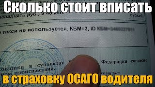 Сколько стоит внести в страховку водителя без стажа 2018 Сколько стоит внести в страховку водителя без стажа 2018