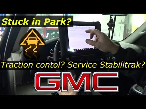 GMC Stuck in park - Traction control - C0161 Test and Repair